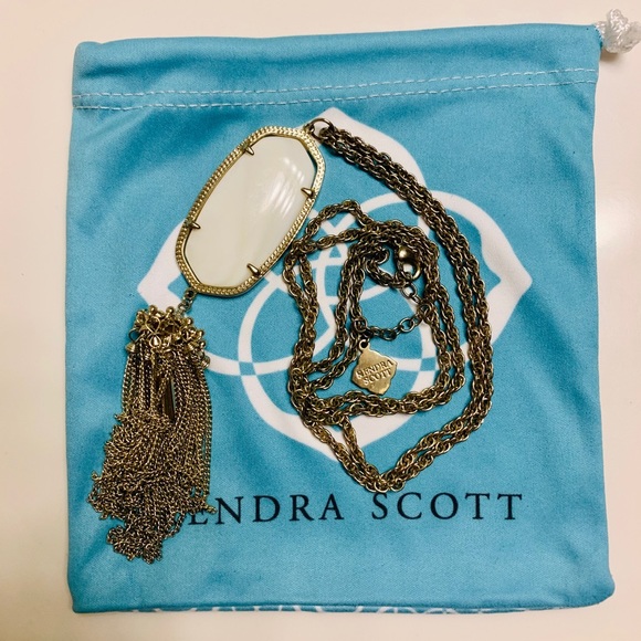 Kendra Scott Rayne Necklace - White - Picture 1 of 2